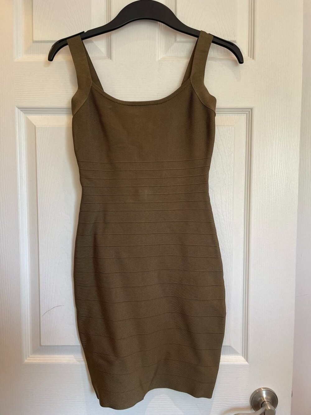 Marciano: olive green dress